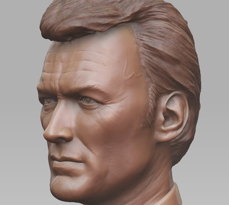 Young Clint Eastwood Zbrushcentral