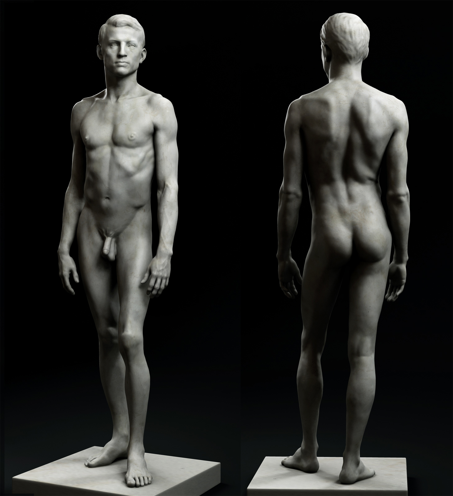 Male Nude Study Nudity Zbrushcentral 25056 Hot Sex Picture