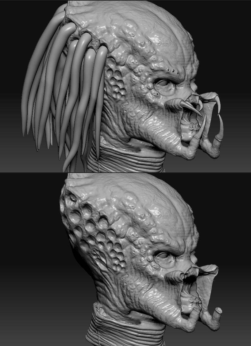 3D Face Scanning and zbrush 3D Printing predator ZBrushCentral