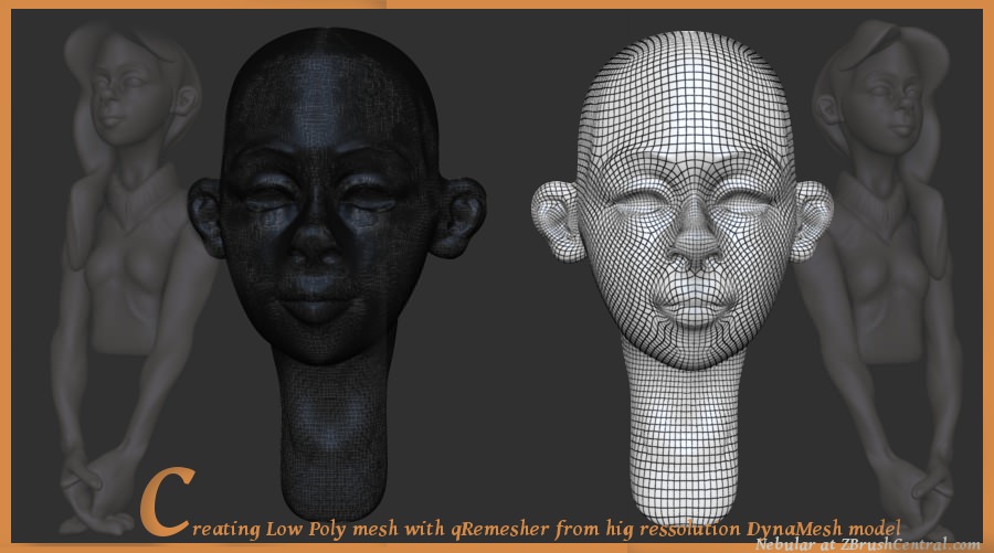 export low poly to zbrush to make detail