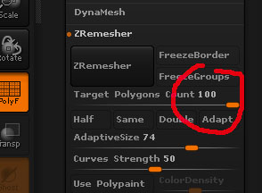 active points zbrush