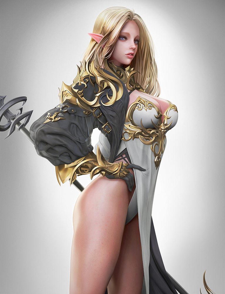 0 Elf colored version by vahid ahmadi based on concept by daeho cha zbrush work.jpg
