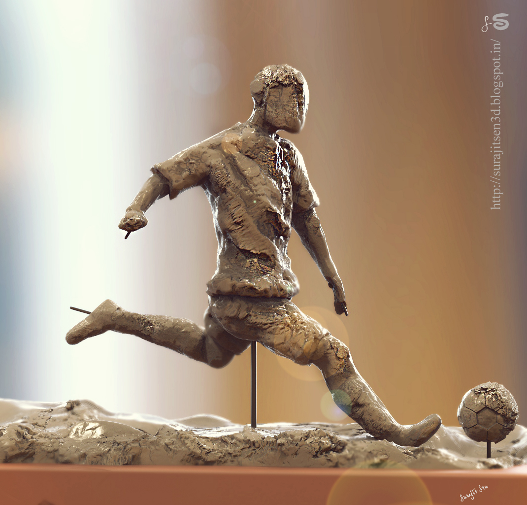 Footballer_speed_sculpt_by Surajit Sen.JPG