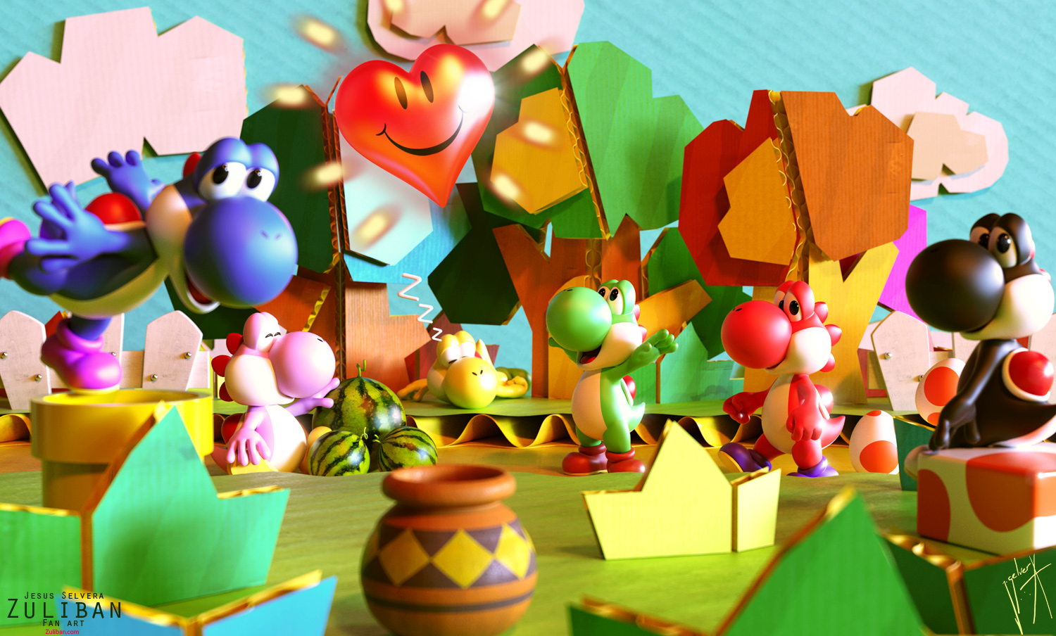 Yoshi n64 top