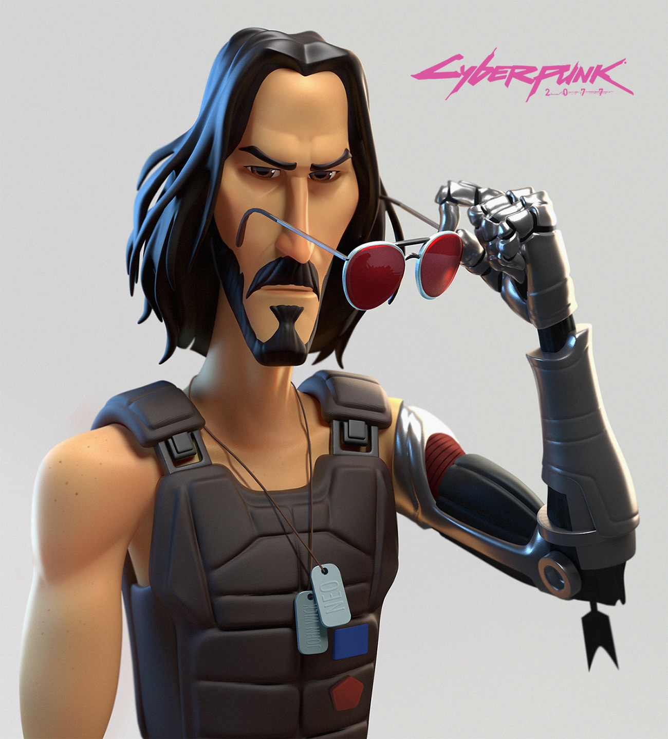 Keanu Reeves Cyberpunk 2077 Zbrushcentral