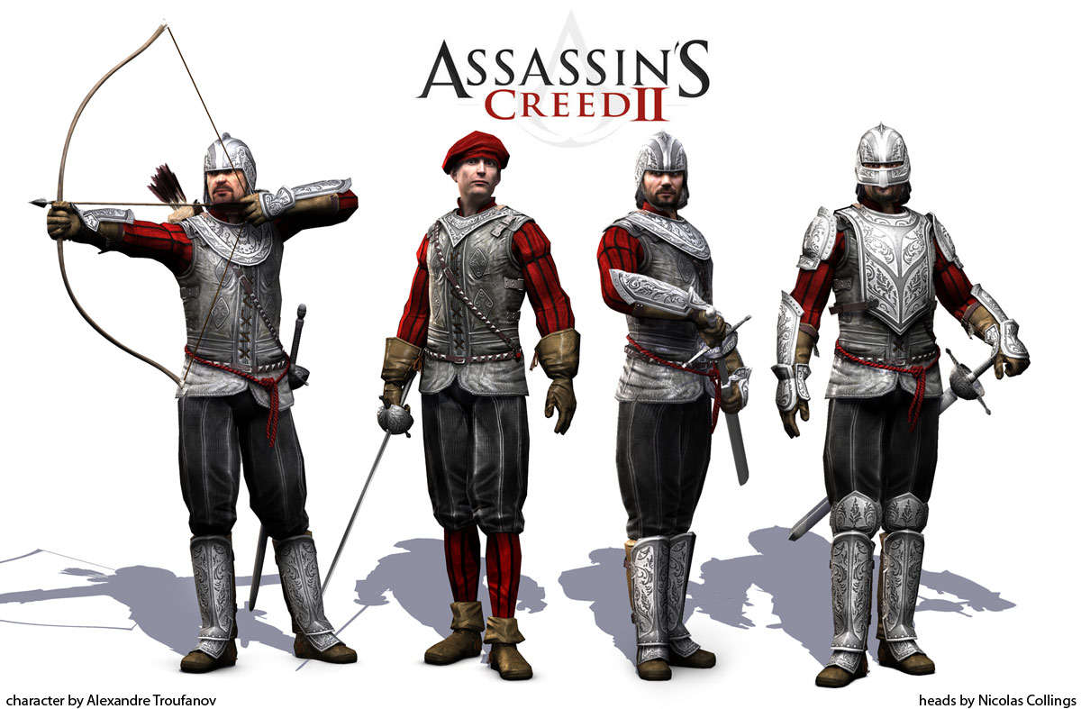 assassin's creed 2 concept art, highly detailed