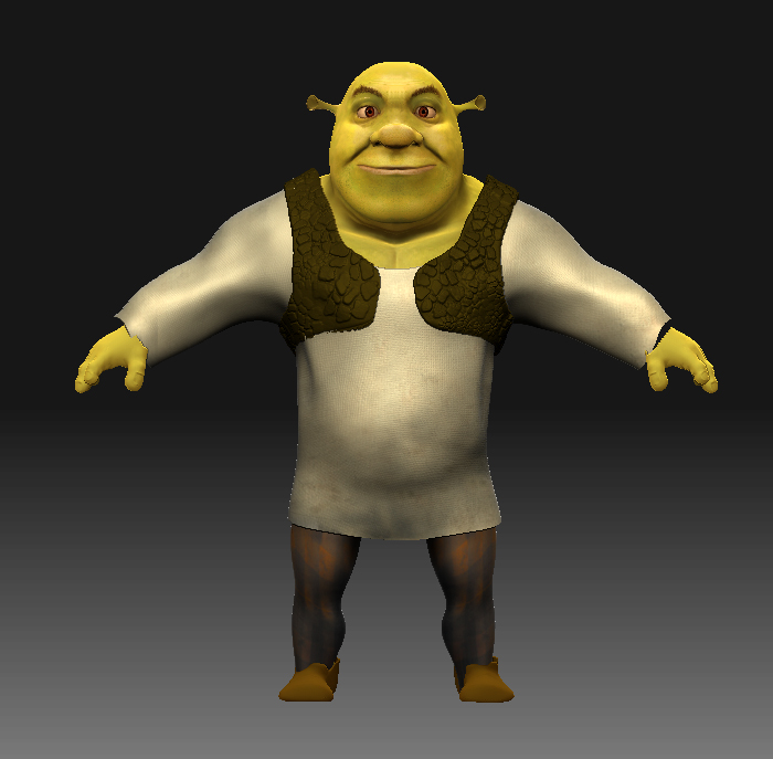 Shrek T pose | Sticker