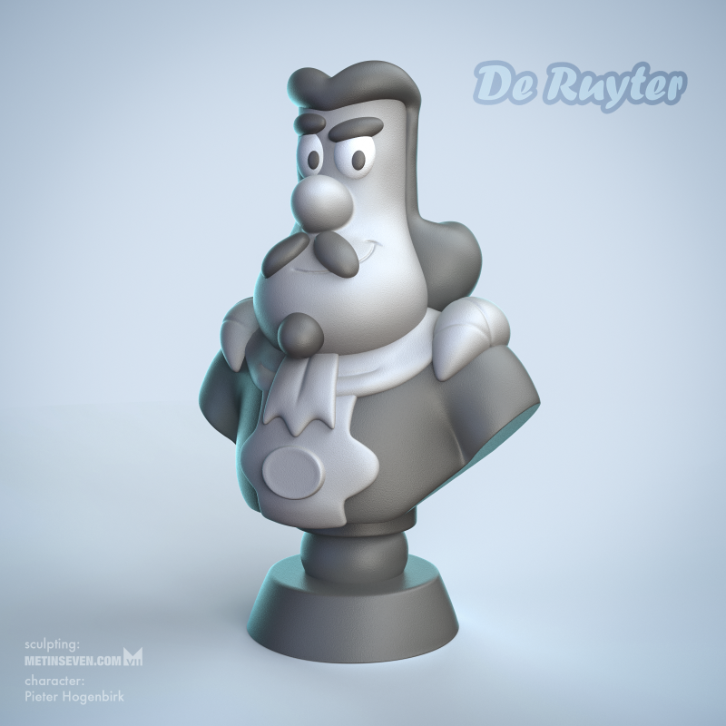 De Ruyter cartoon figure 3D print by Metin Seven.png