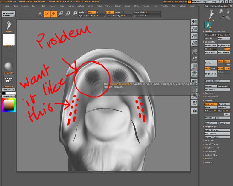 draw size & masking problem ZBrushCentral