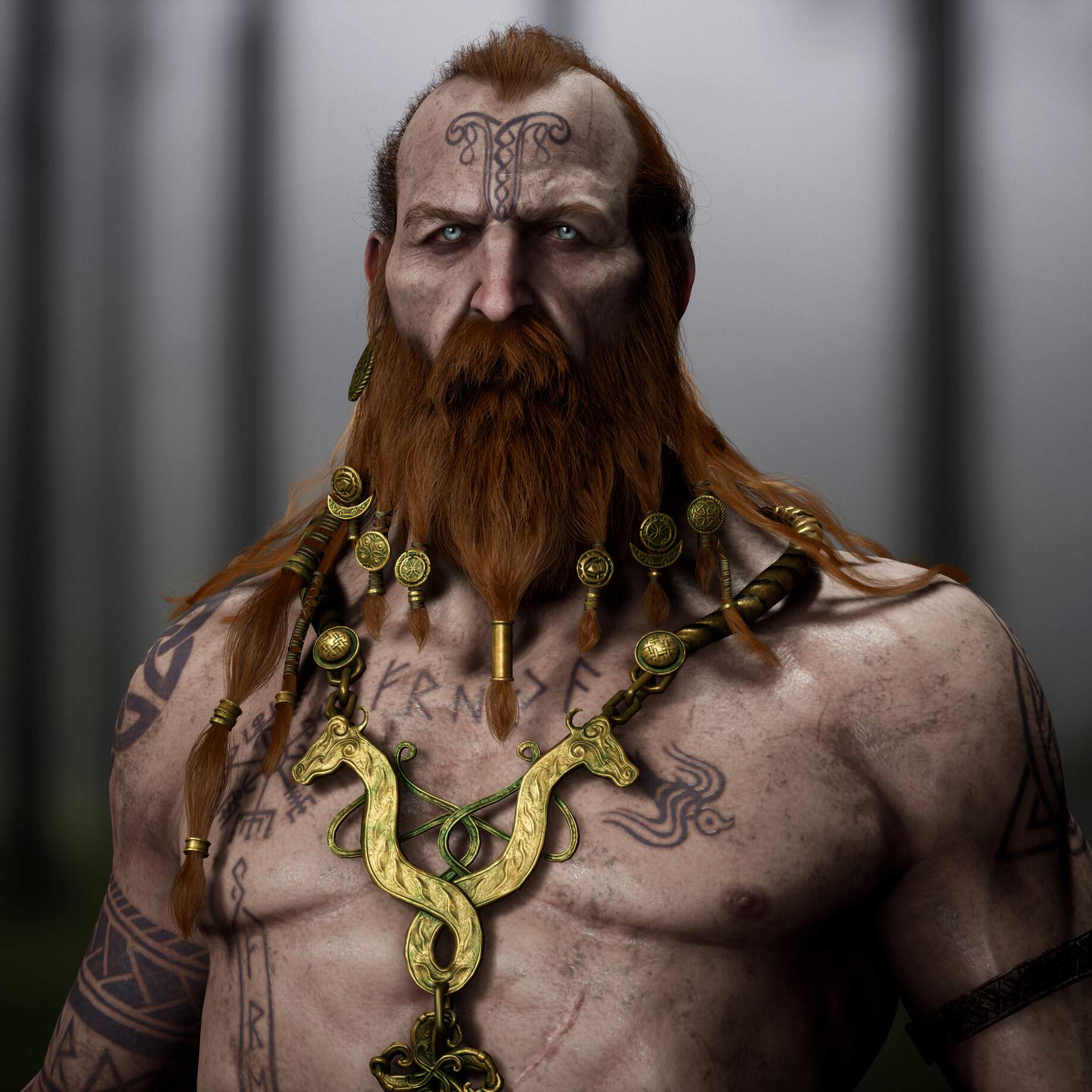 Celtic Warrior - Realtime Character - ZBrushCentral