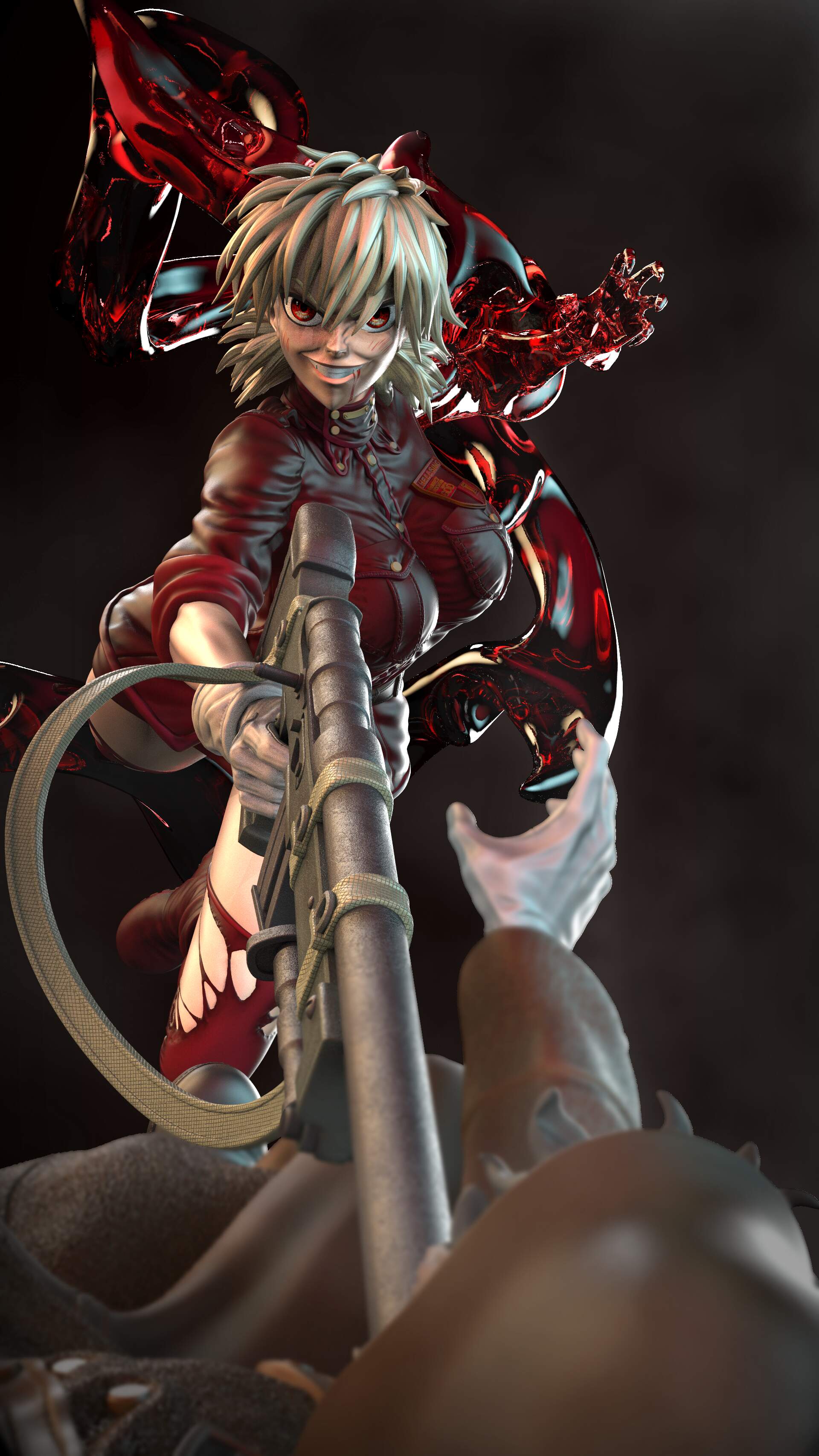 Featured image of post Hellsing Ultimate Seras Fanart alucard hellsing integrahellsing hellsingultimate seras blood vampires walter guns