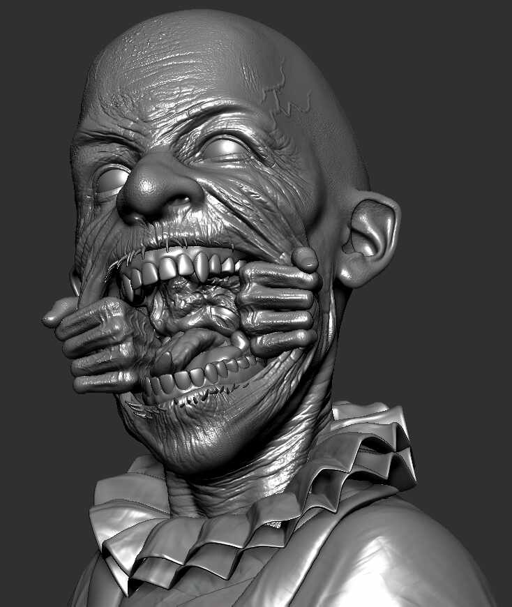 Valthorak_Creature_Digital_SCulpture_SurajitSen_DEc2024_WIPC