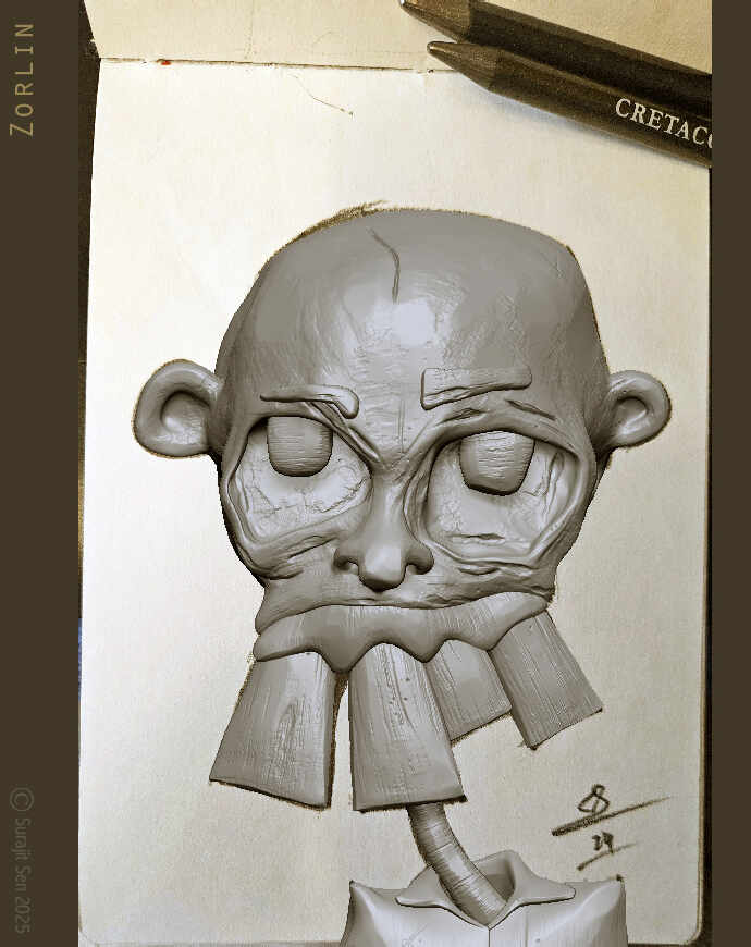 AB_Concept_Zorlin_Creature_Digital_Sculpture_SurajitSen_Feb2025
