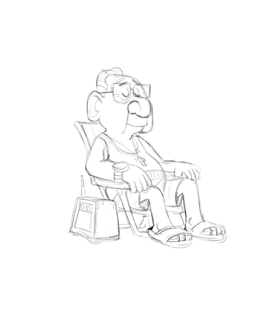 My grandfather_sketch