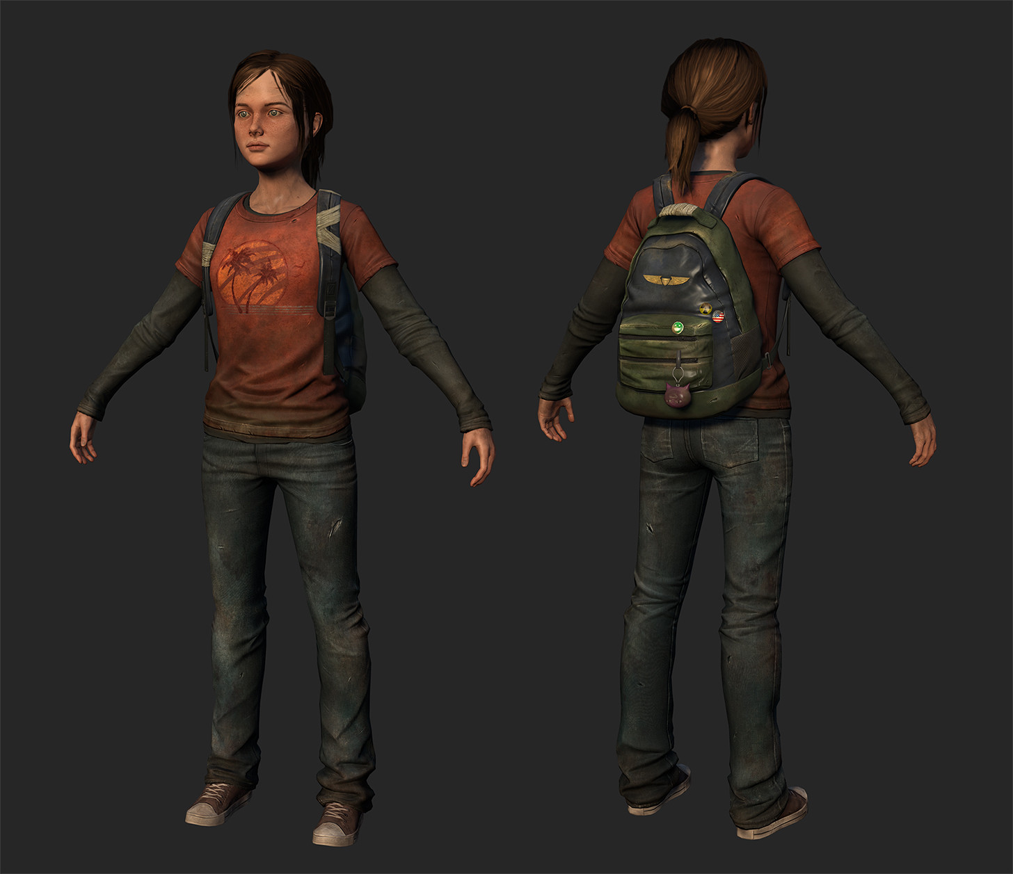 Ellie - TLOU 2 - ZBrushCentral