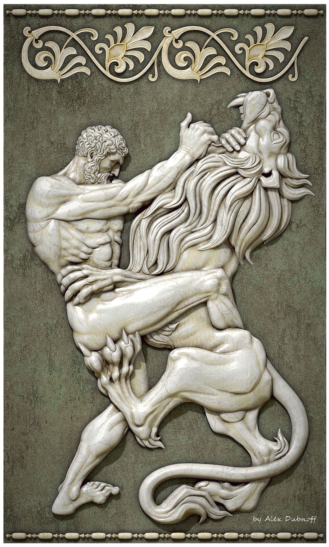 Hercules vs lion