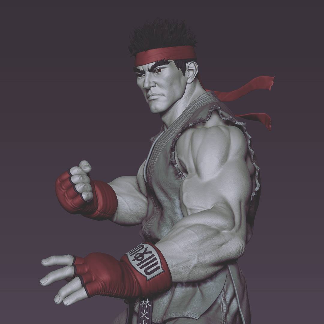 Ryu - Street Fighter - ZBrushCentral