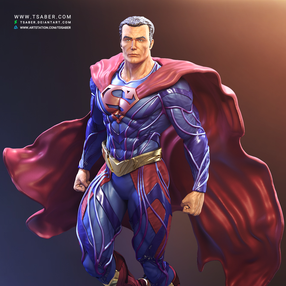 Superman - art - ZBrushCentral