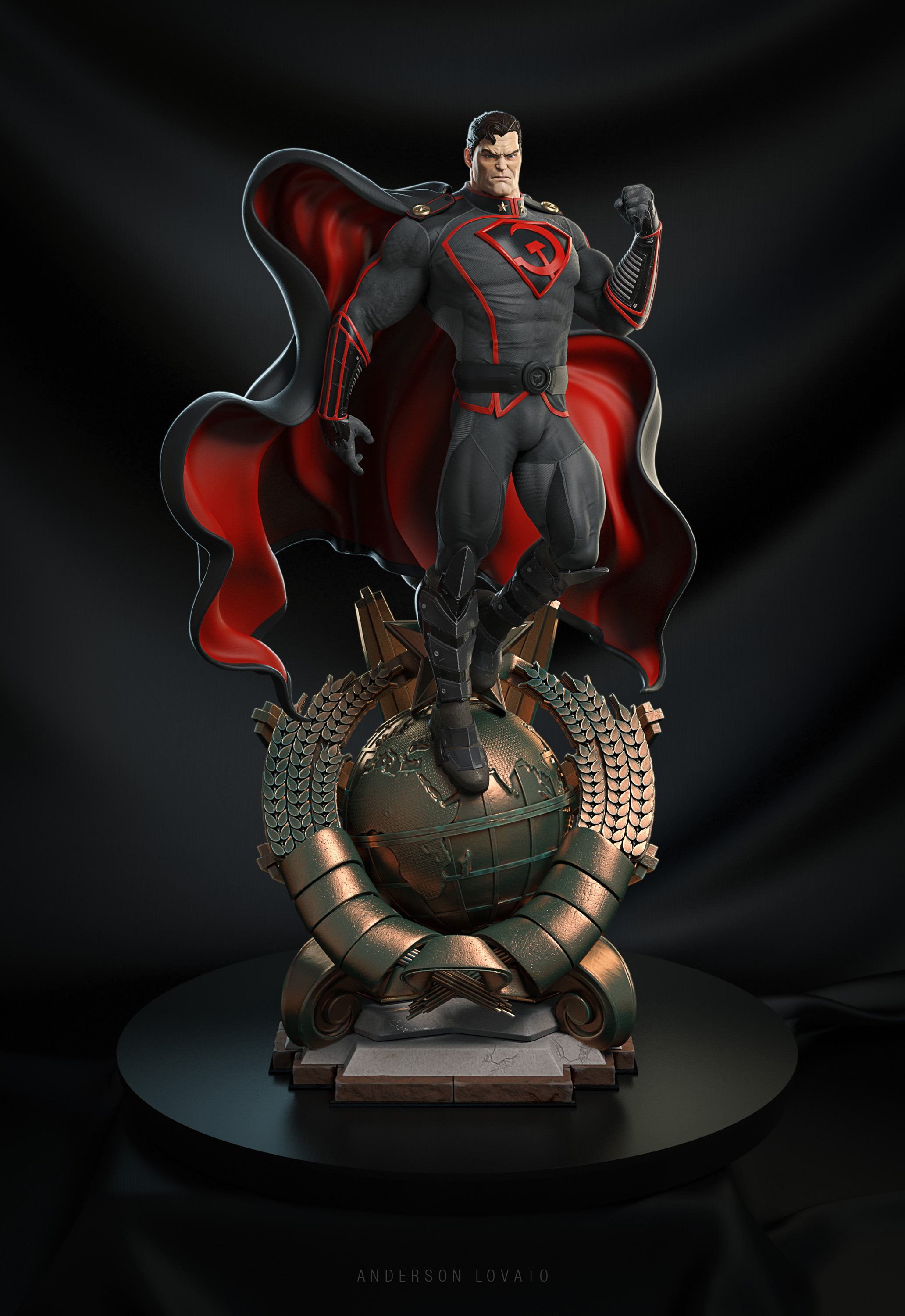 Red son superman figure hotsell