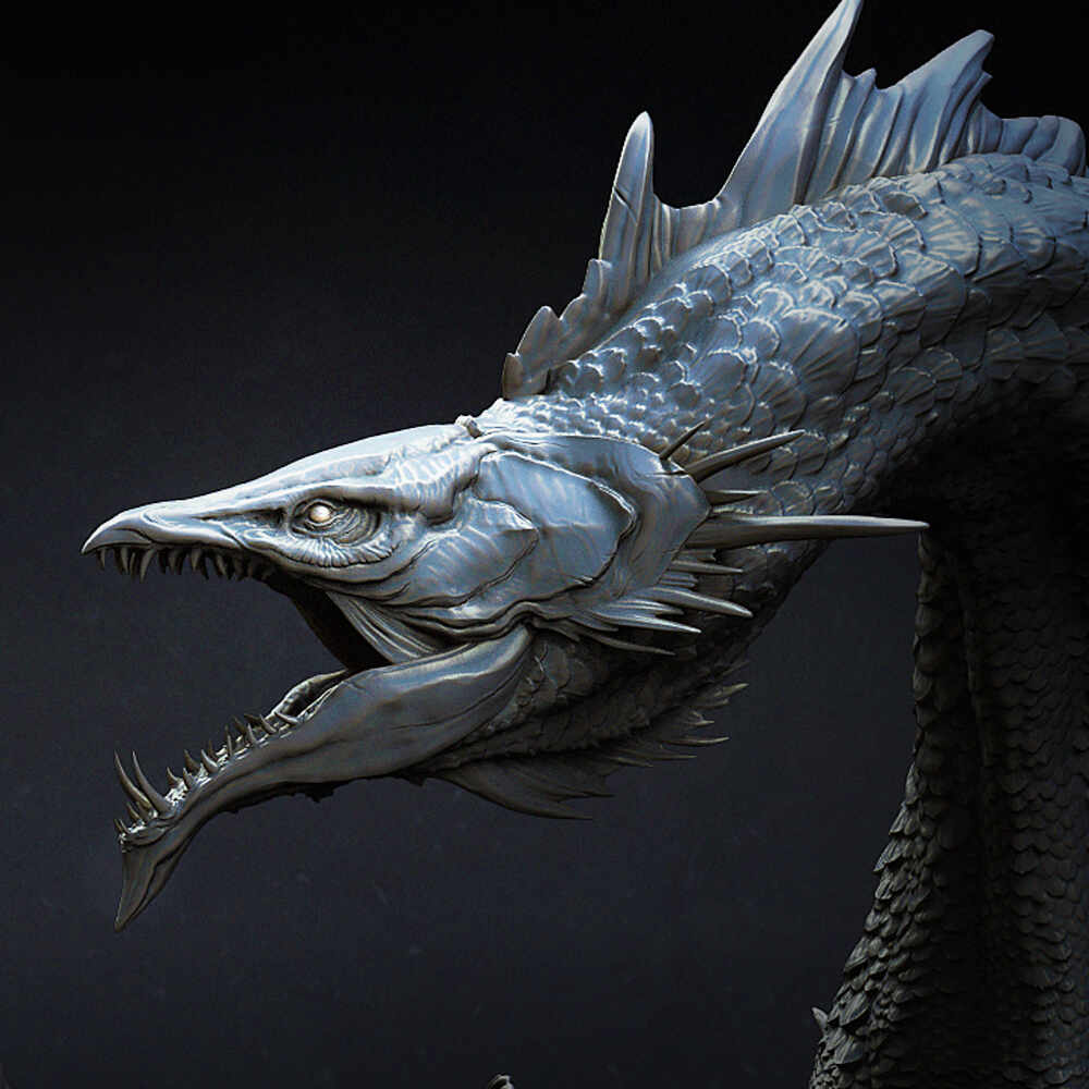 The Great Tide - Eel Hydra - ZBrushCentral The Great Tide - Eel Hydra - ZBrushCentral