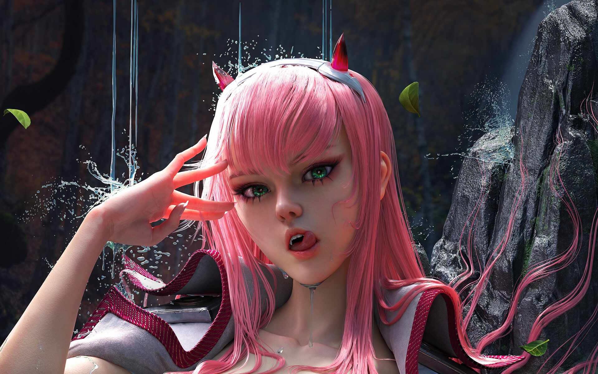 Code Vein - Zero Two Character Creation (Darling in the Franxx) 