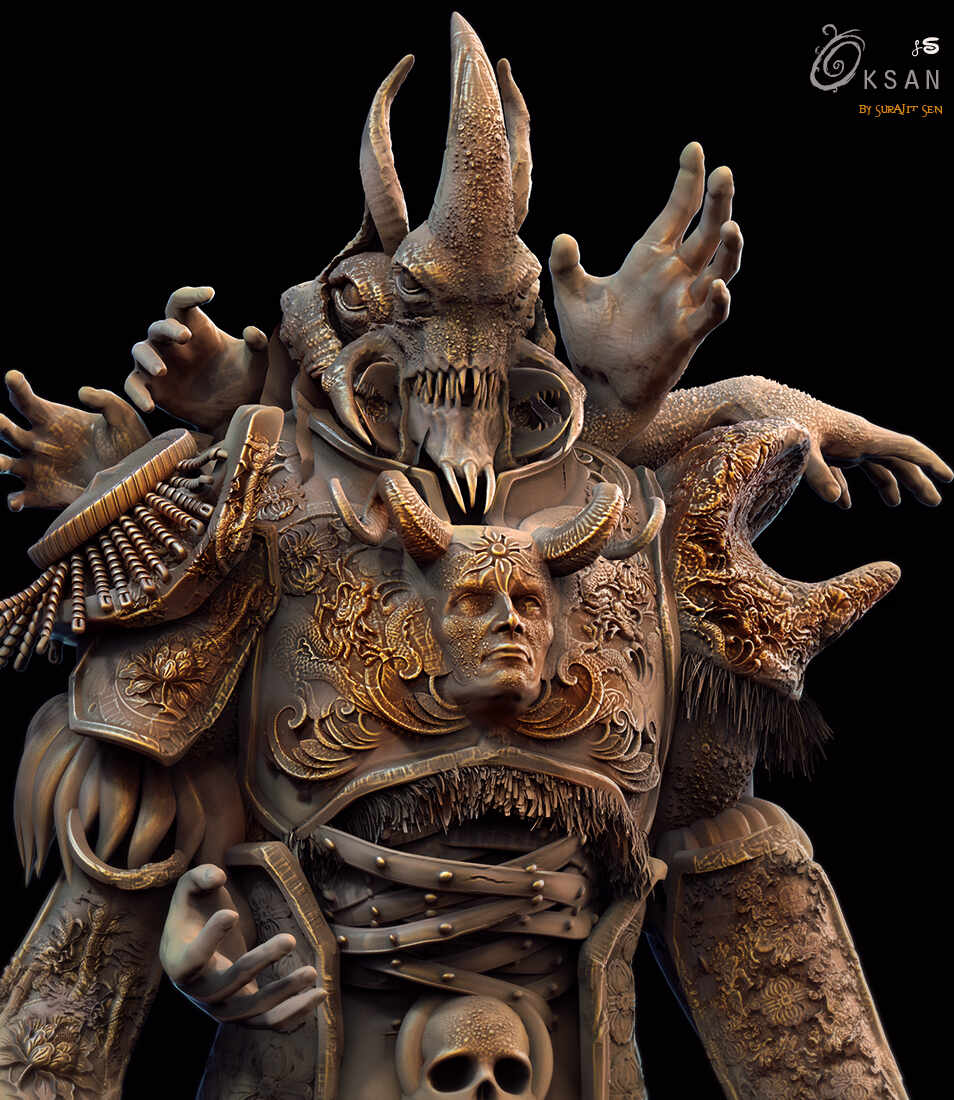 Oksan_Creature_Digital_Sculpture_SurajitSen_May2022A_L