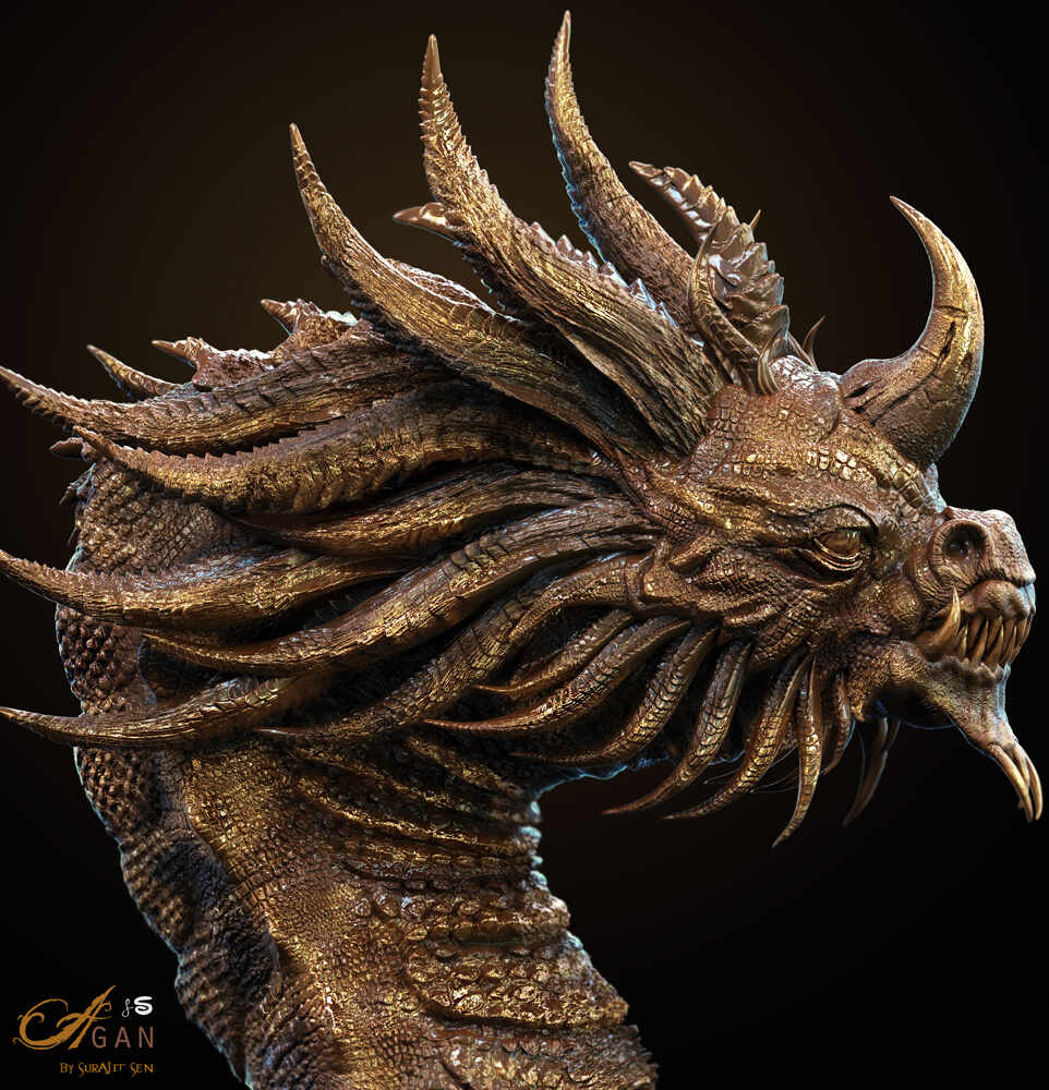Agan_Dragon_Digital_Sculpture_SurajitSen_Feb2022_look2_L