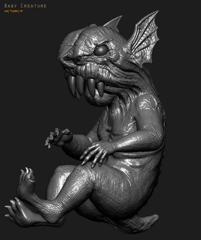 New Born Baby_Creature_SurajitSen_Dec2024_WIP2