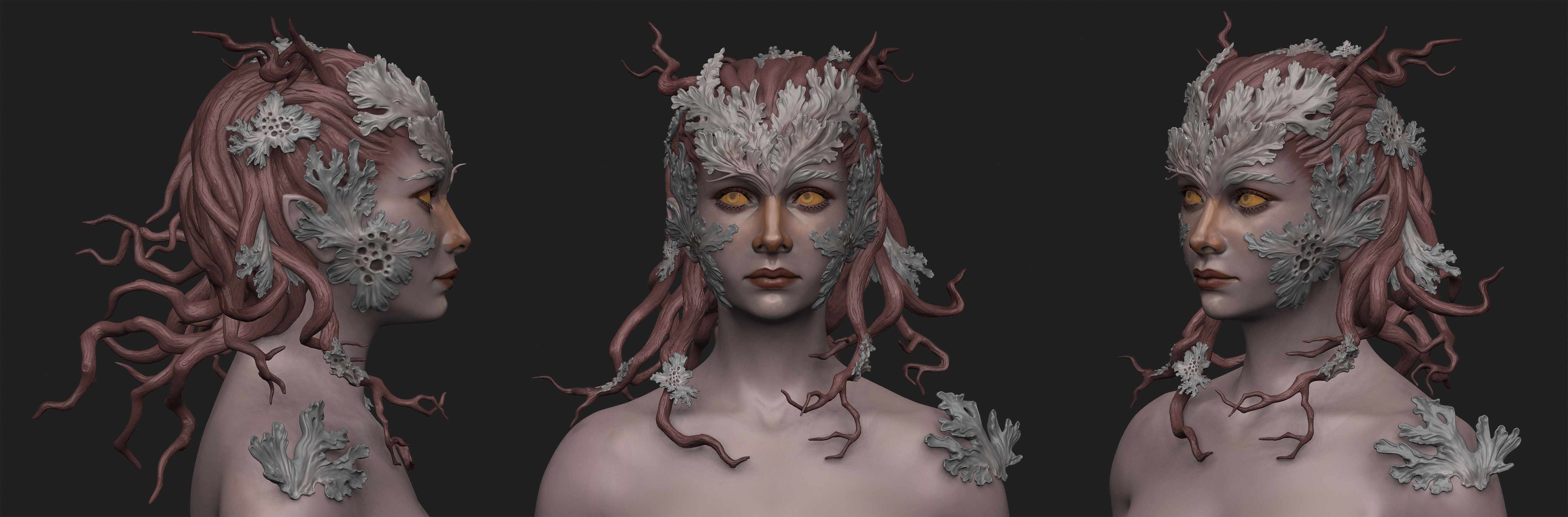 LychenDriad__Zbrush_Colored
