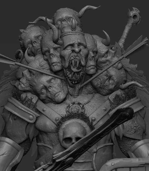Ravana_Digital_Sculpture_SurajitSen_Oct2022_WIP
