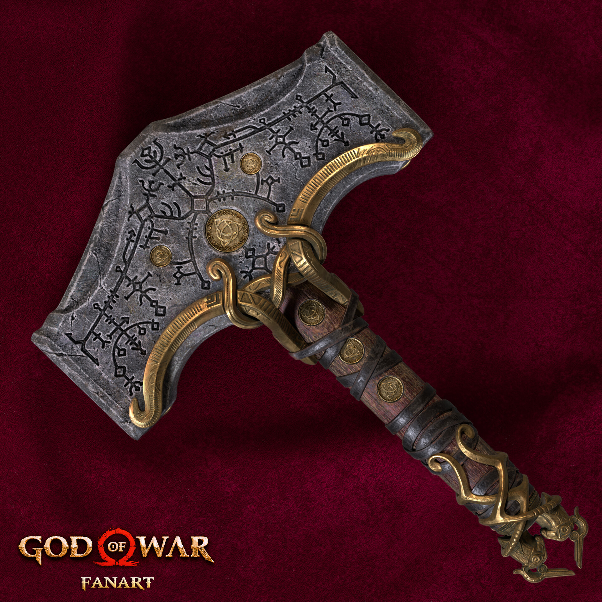 God of War: Mjolnir Thor's Hammer DIGITIAL FILE 