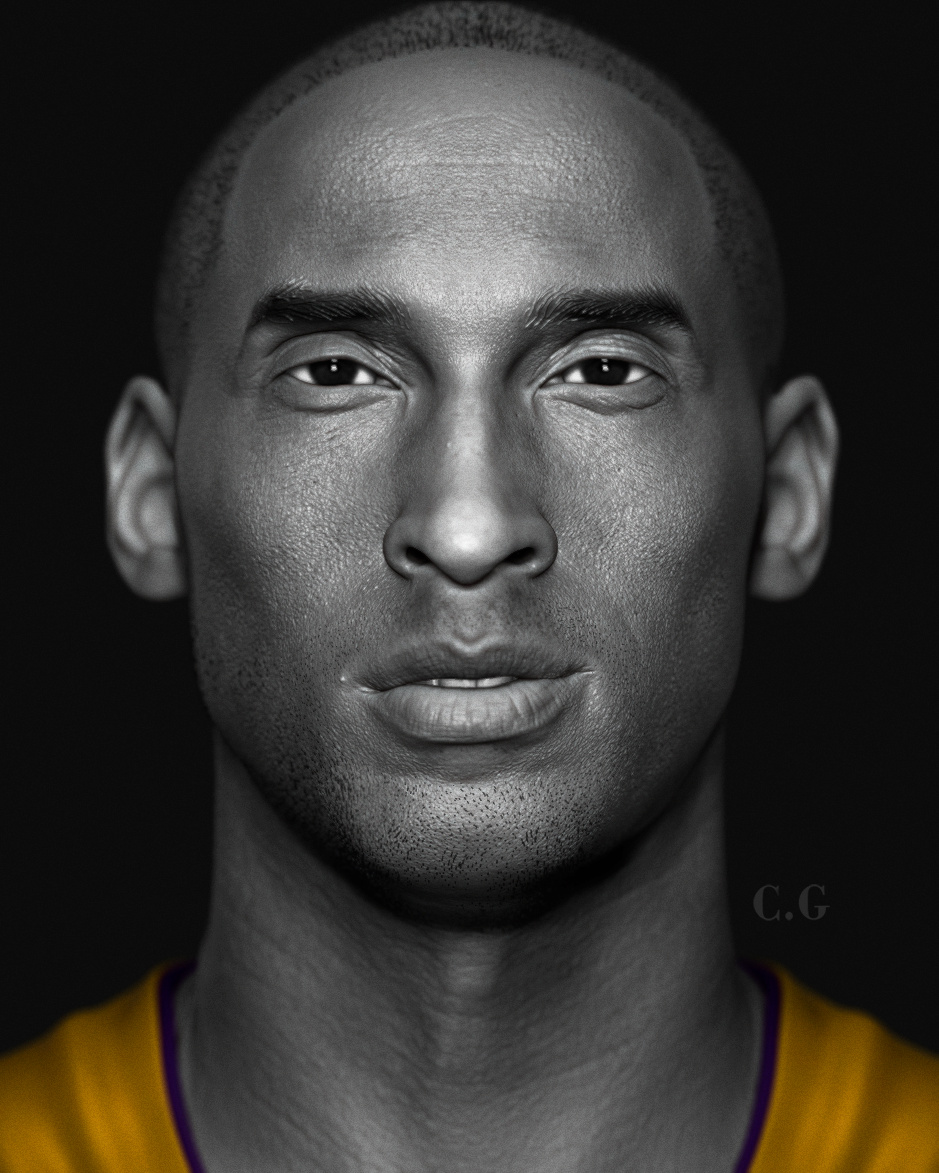 kobe bryant headshot