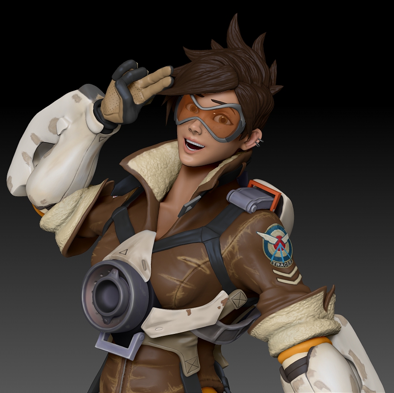 Tracer - Overwatch - Fanart Model - 3D model by printedobsession on Thangs