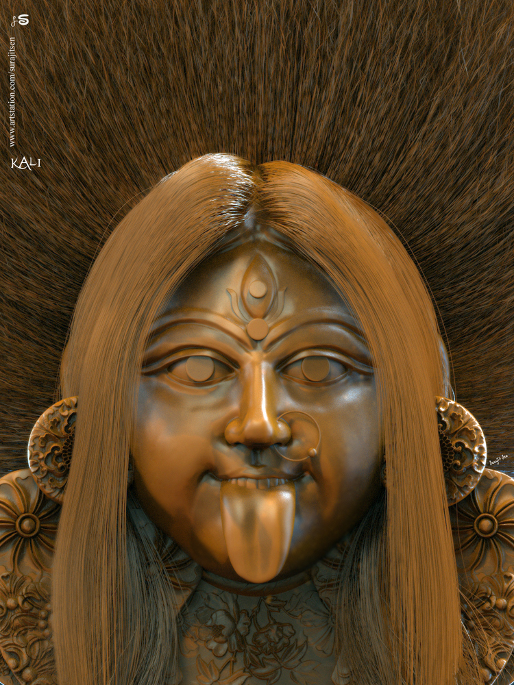 Kali_Digital_Sculpture_SurajitSen_Oct2019_KALI_L
