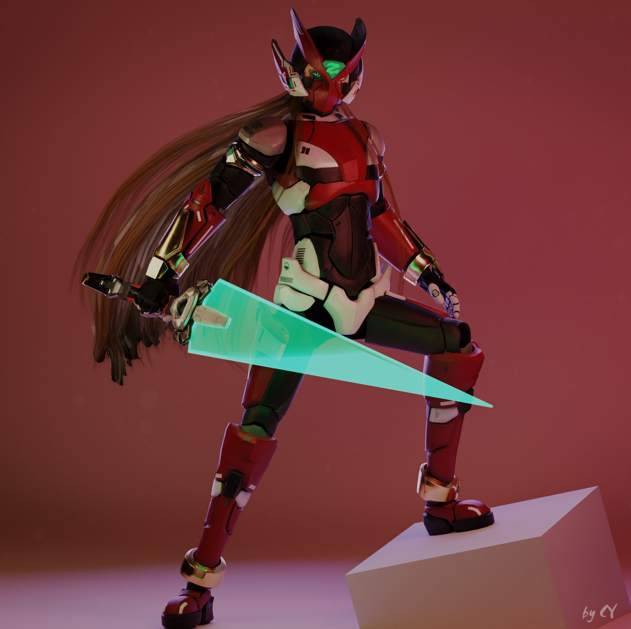 Megaman Zero Fanart - ZBrushCentral