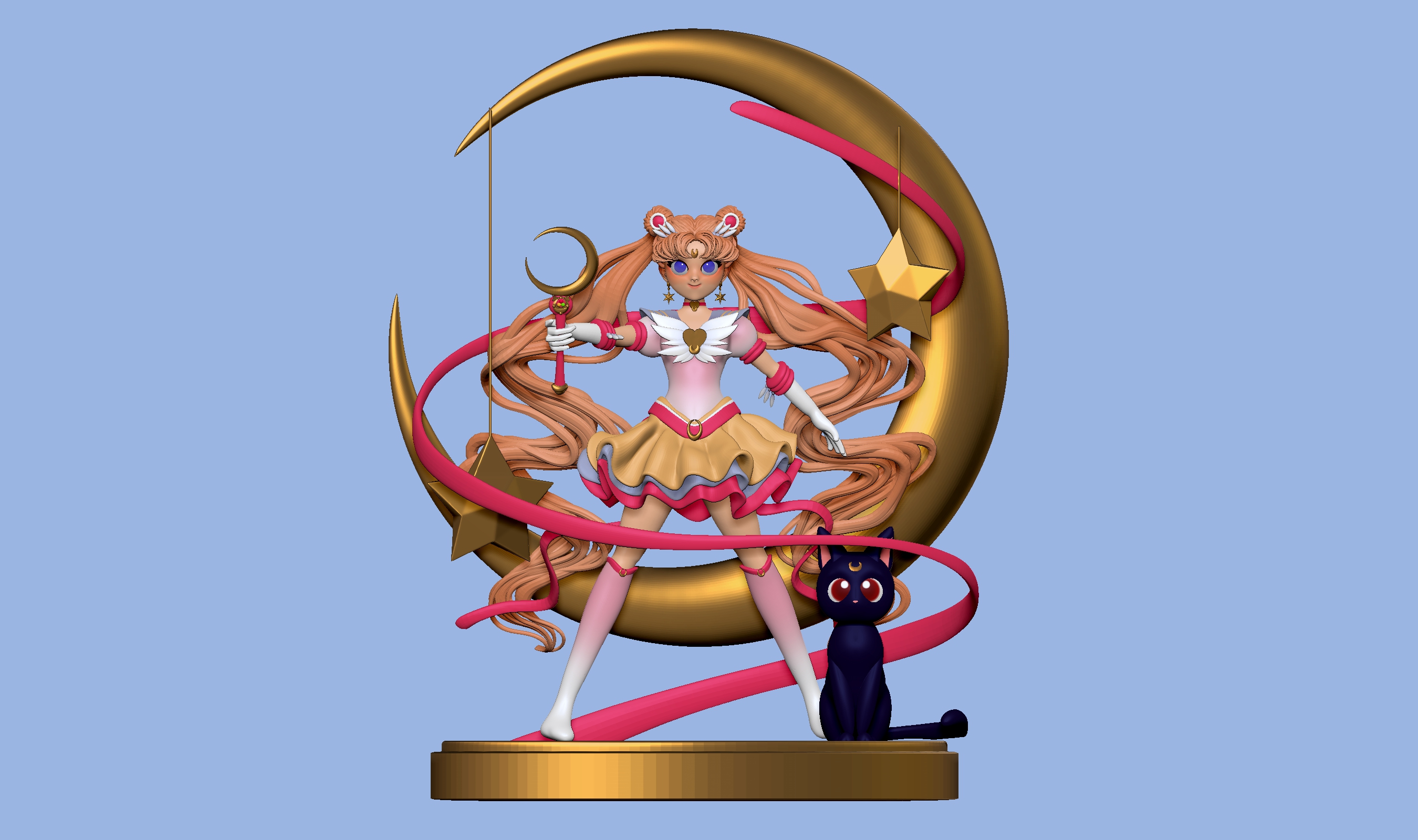 Usagi Tsukino Sailormoon Eternal Zbrushcentral