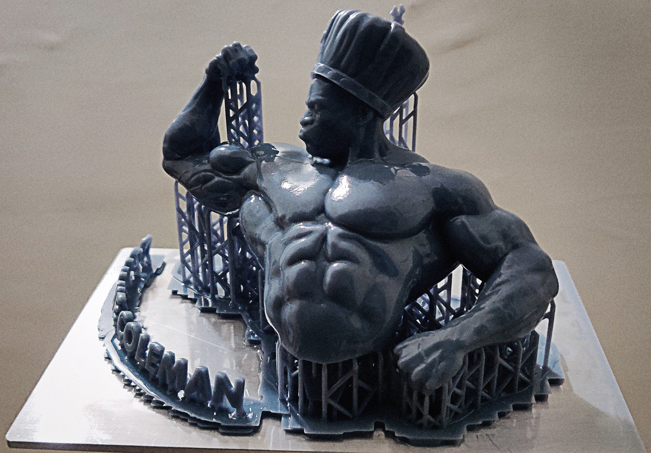 King Ronnie Coleman Statue Project ZBrushCentral