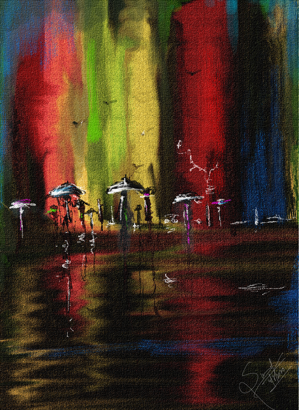 Color_of_Rain_Digital_Canvas_painting_SurajitSen_2020A