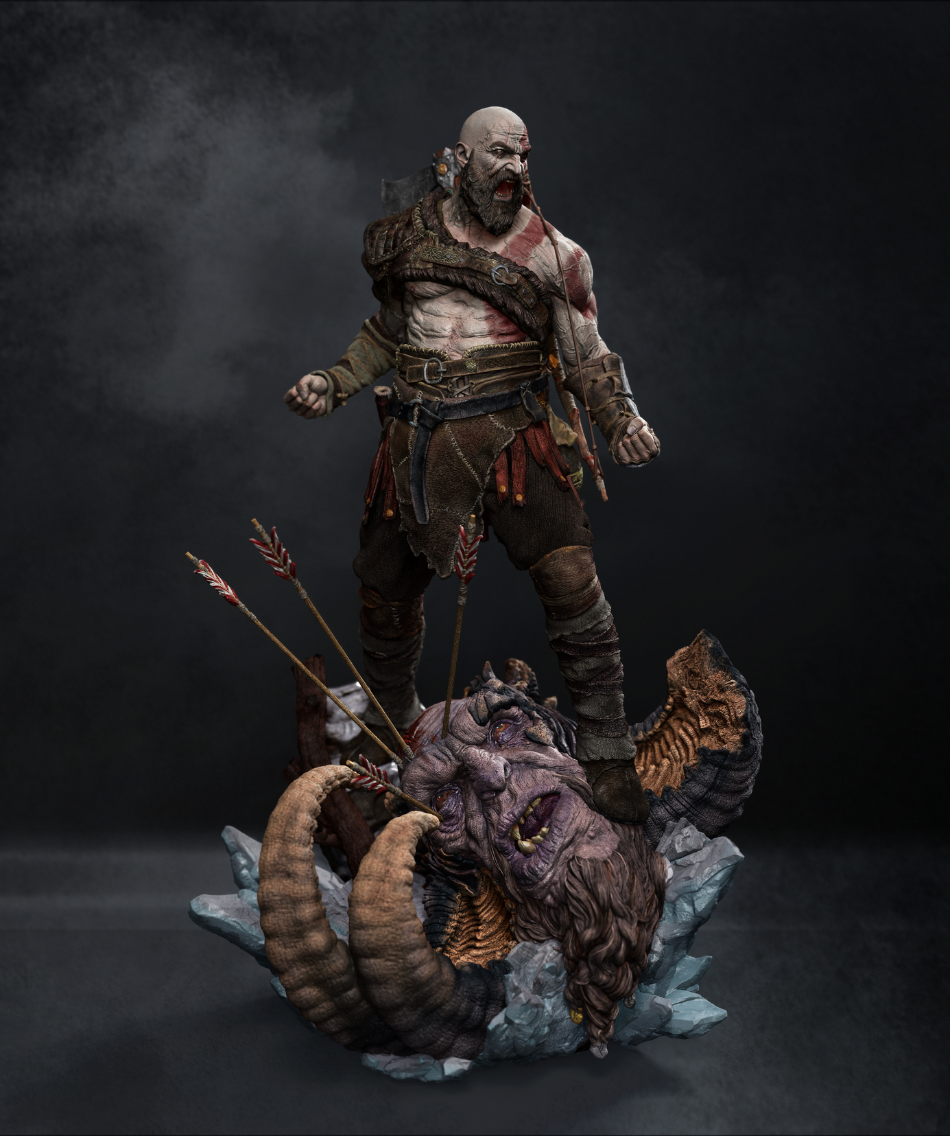 Kratos 1/4 scale - ZBrushCentral