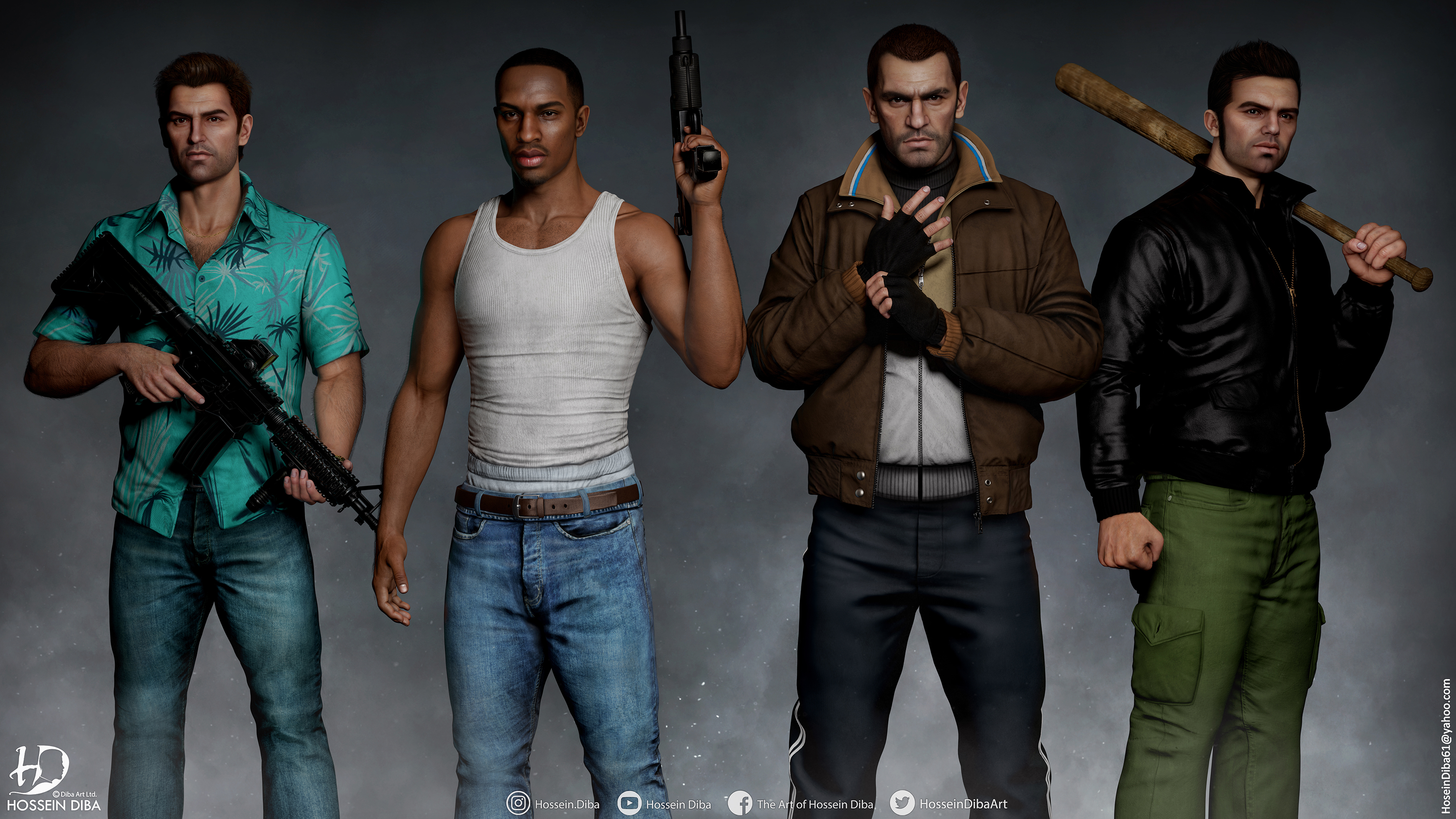 NIKO BELLIC vs CARL JOHNSON