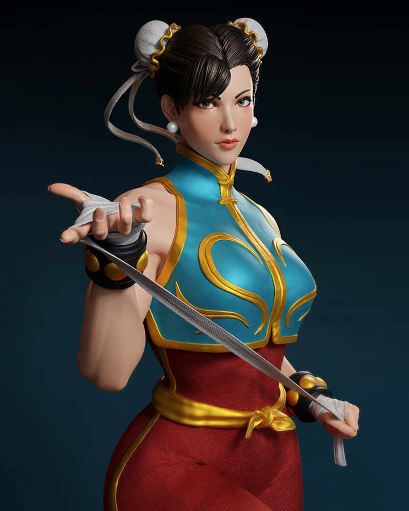 Chun Li - Street Fighter - ZBrushCentral