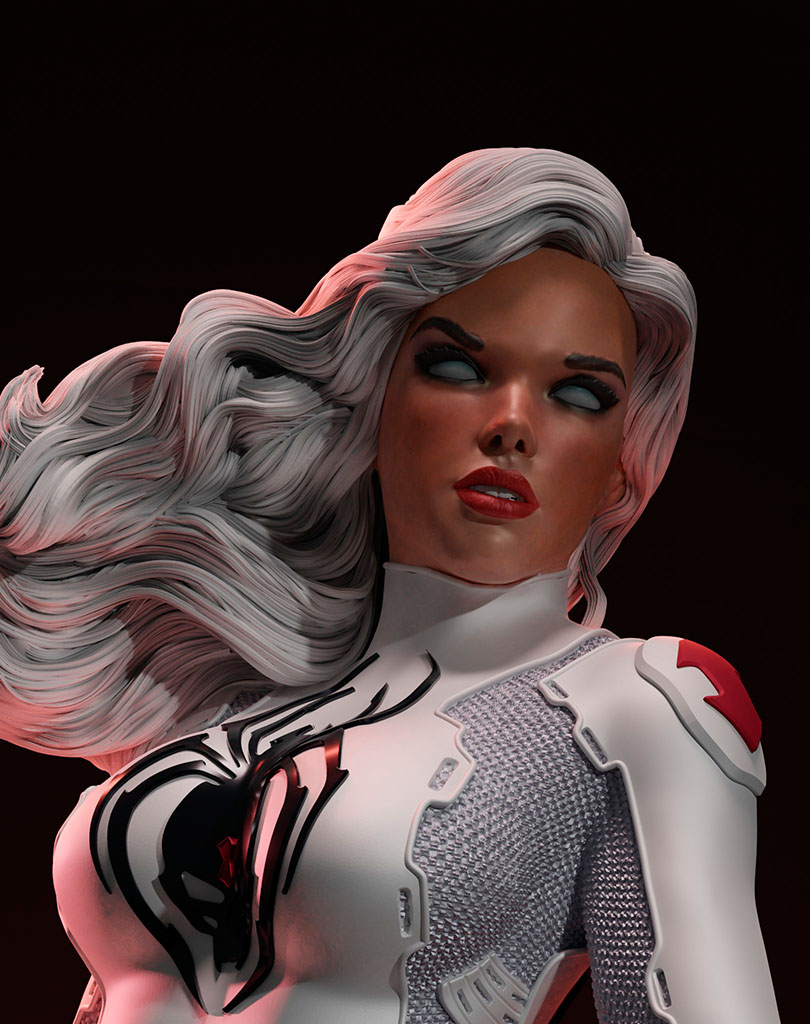 Marvel White Widow Fan Art ZBrushCentral