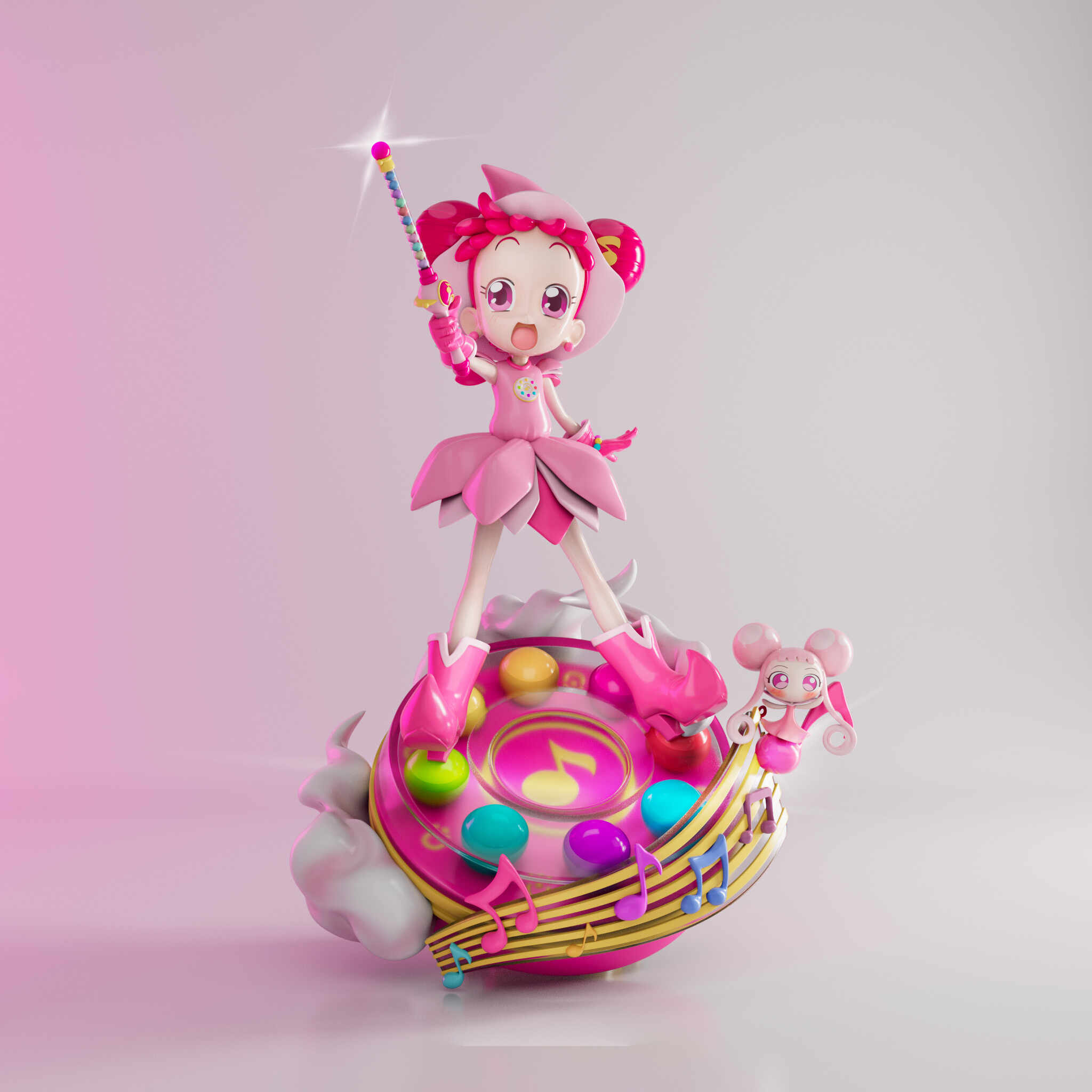 Magical Doremi Artwork by Fran Copado - ZBrushCentral