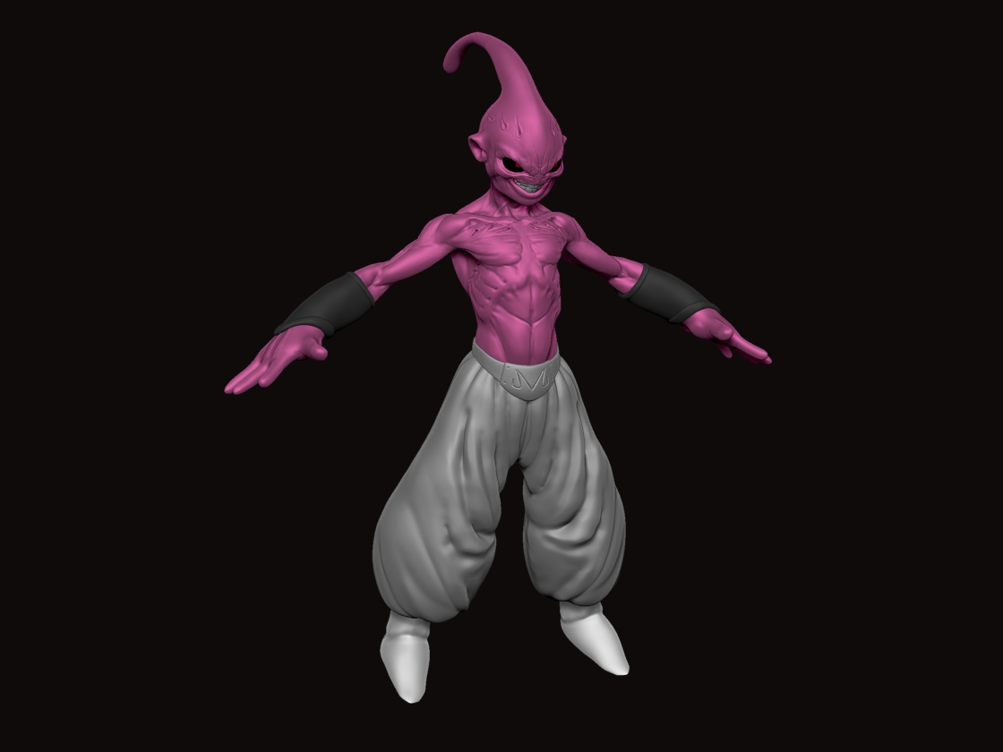 W.I.P.) Majin Buu (Kid buu) - ZBrushCentral