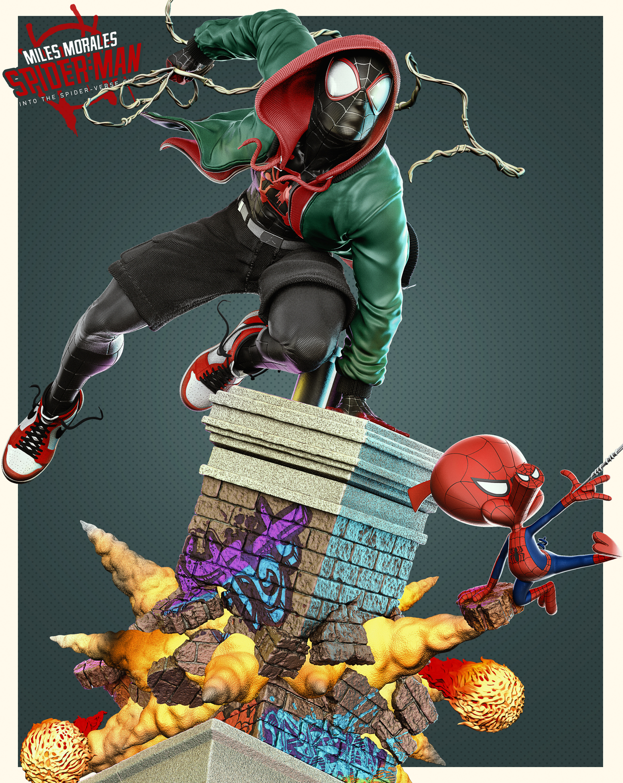 ArtStation - Spider-Man: Across The Spider-Verse - Miles (Home)