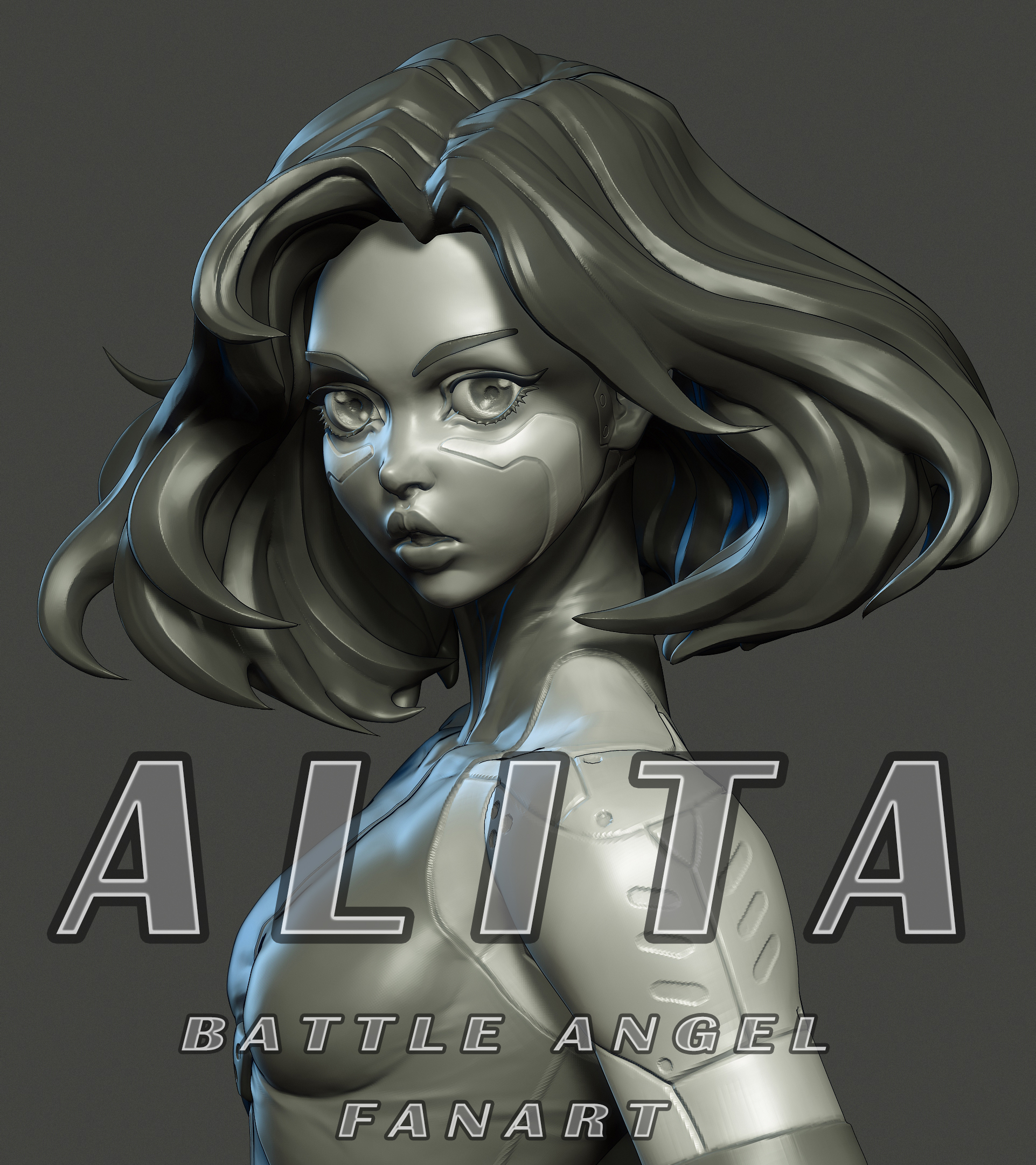 ALITA Battle Angel Fanart - ZBrushCentral