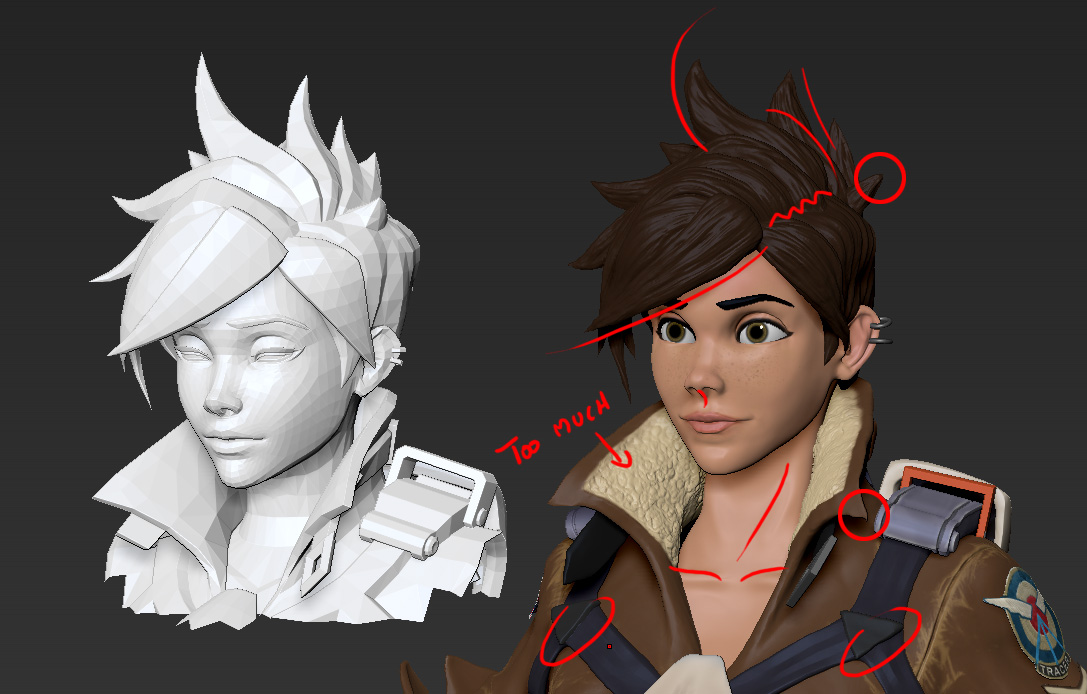 Tracer - Overwatch - ZBrushCentral