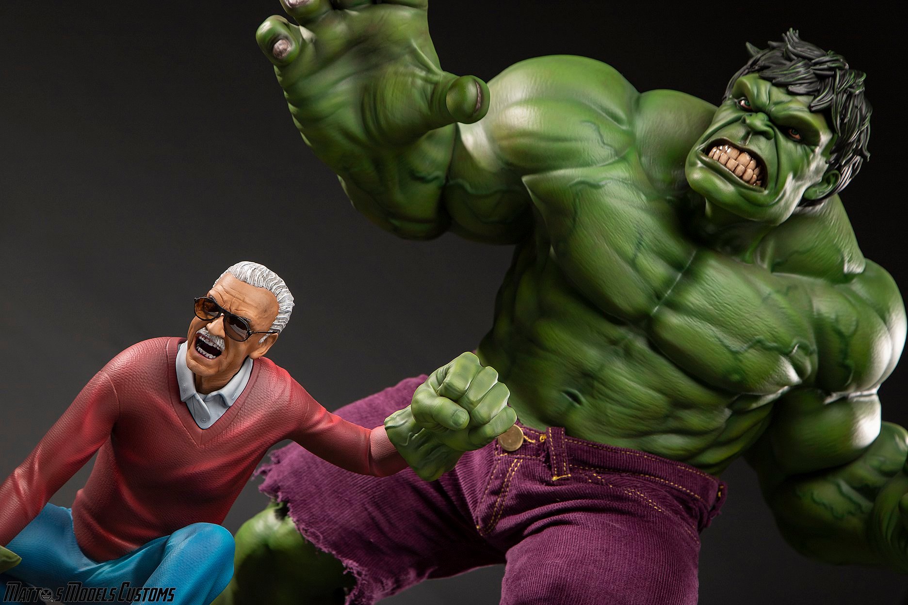 Stan Lee and Hulk (Production Photos) - ZBrushCentral