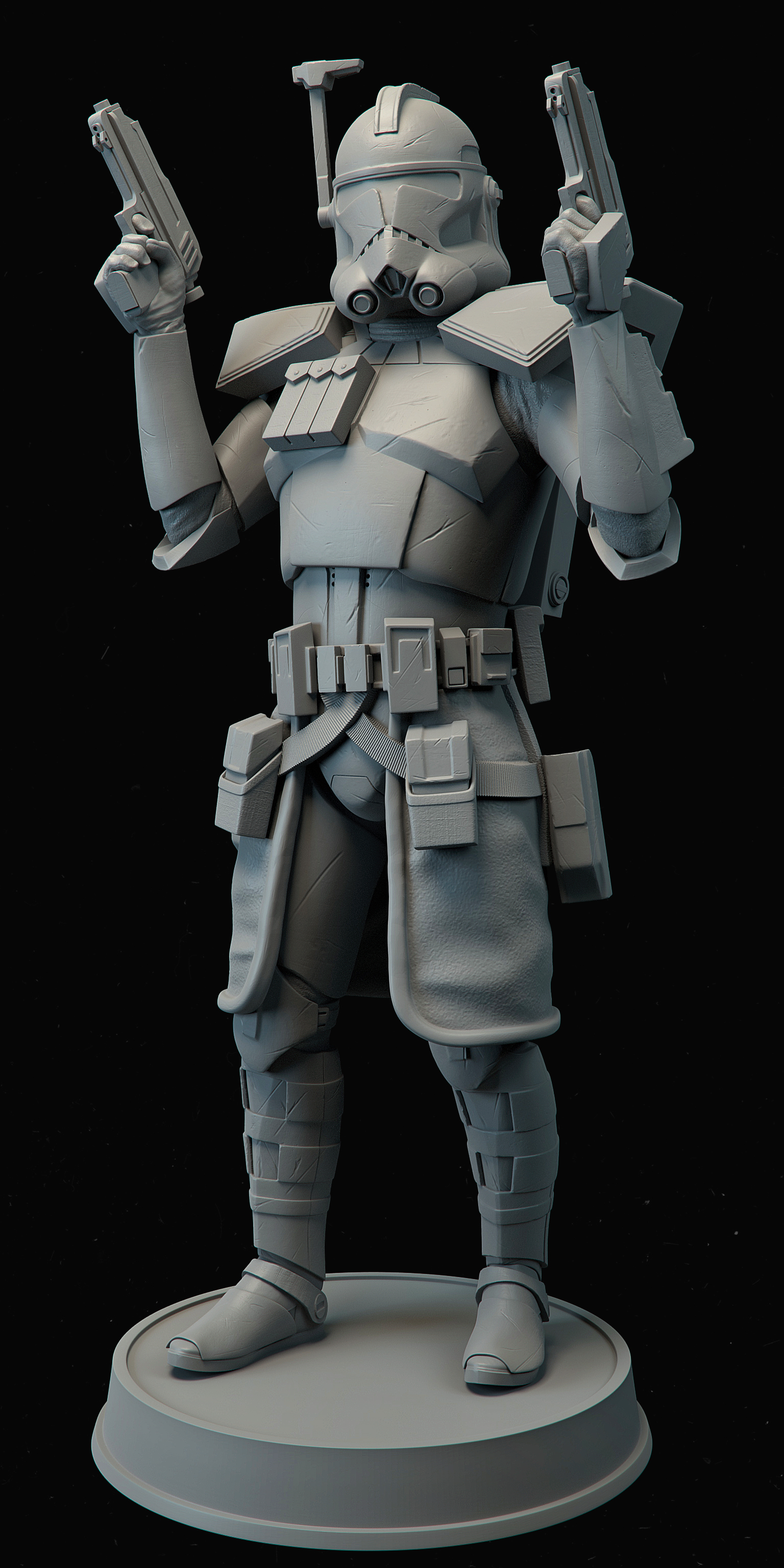 næve sidde fatning Ark Trooper (The Clone Wars) 3D model for 3D print - ZBrushCentral