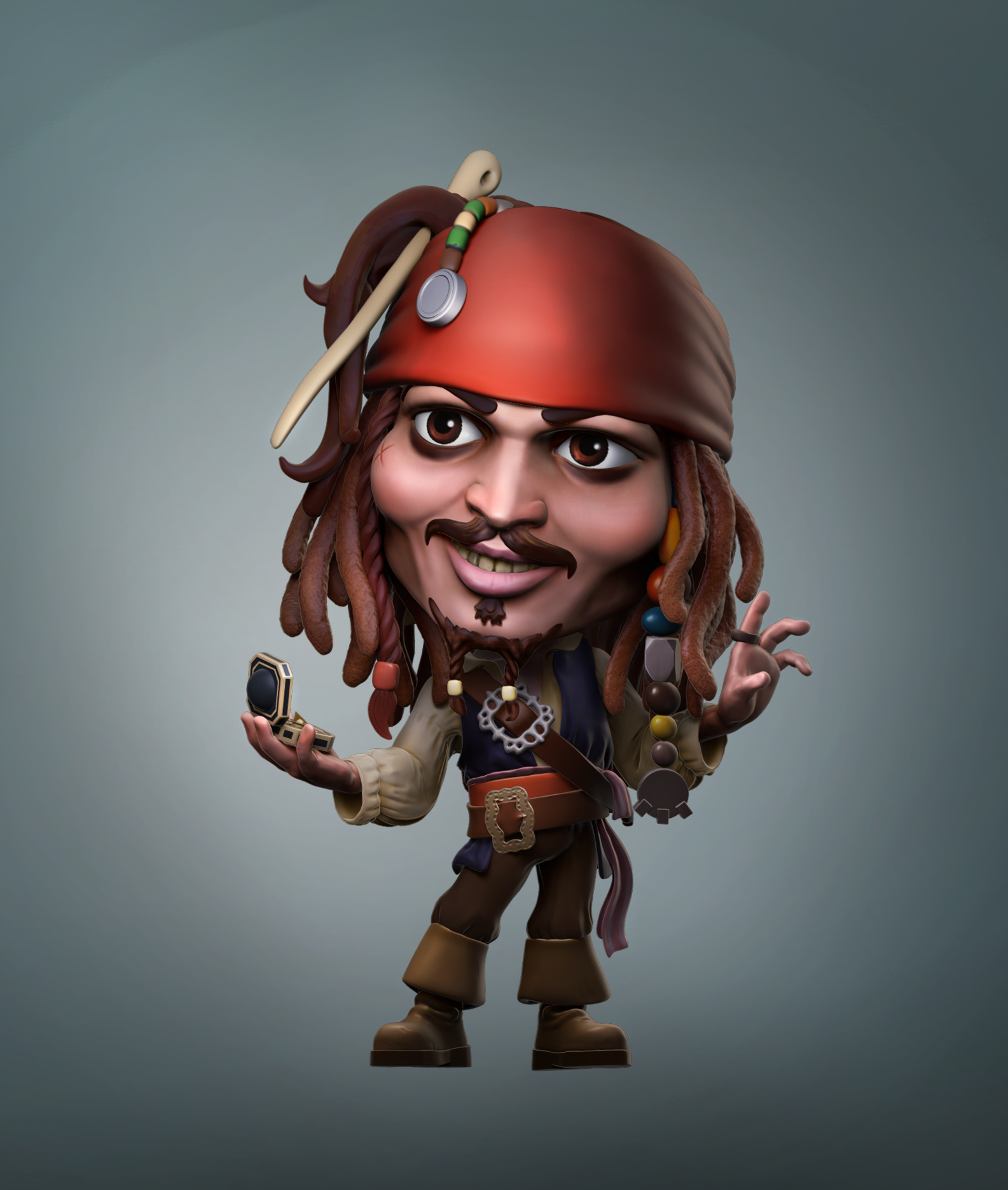 The little Jack Sparrow - ZBrushCentral
